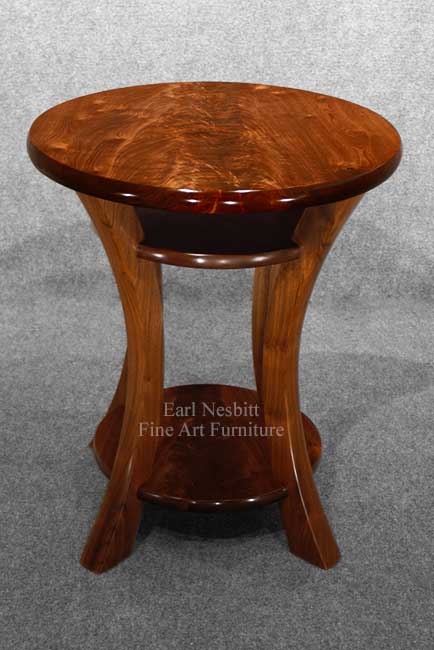 custom made round end table